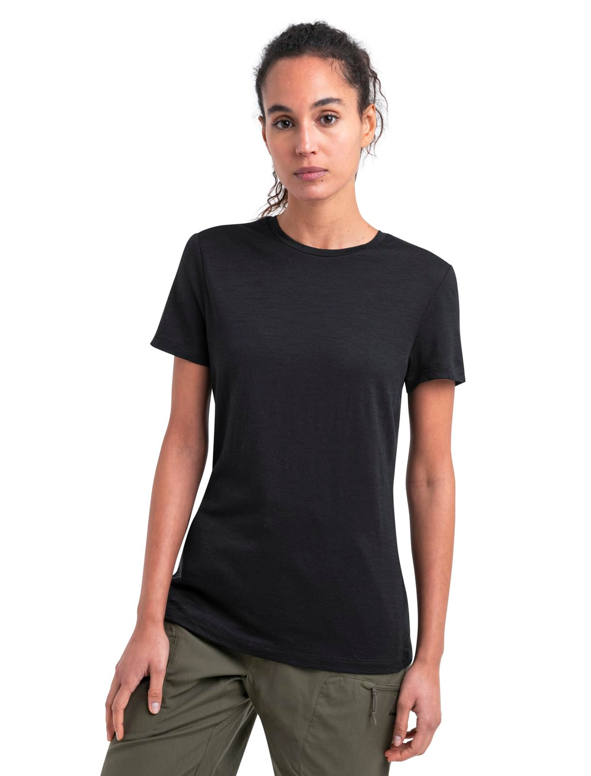 T-Shirt – Icebreaker – Merino 150 Tech Lite III – Schwarz – S – Icebreaker