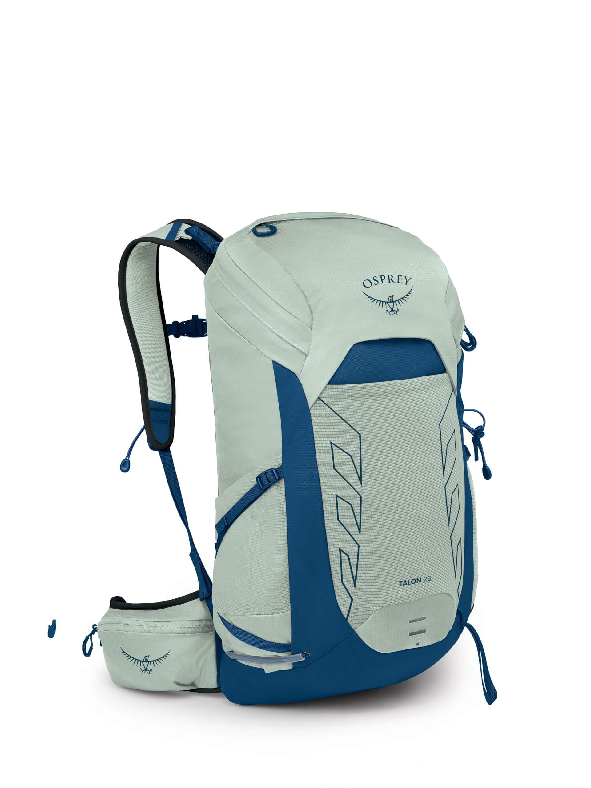 Osprey Herren Talon 26 Leichter Wanderrucksack, Frosty Mint Green/Night Shift, One Size - Outdoor Shop FluxPerfect