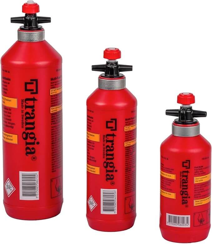Trangia Brennstoffflasche (300 bis 1000ml) - Outdoor Shop FluxPerfect