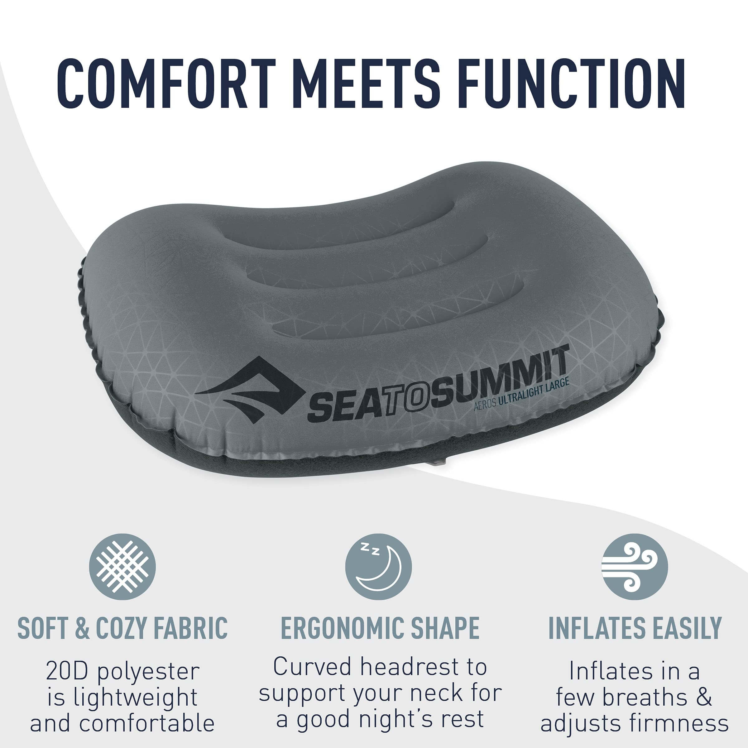 Sea to Summit Aeros Ultralight Deluxe Reisekissen - Outdoor Shop FluxPerfect