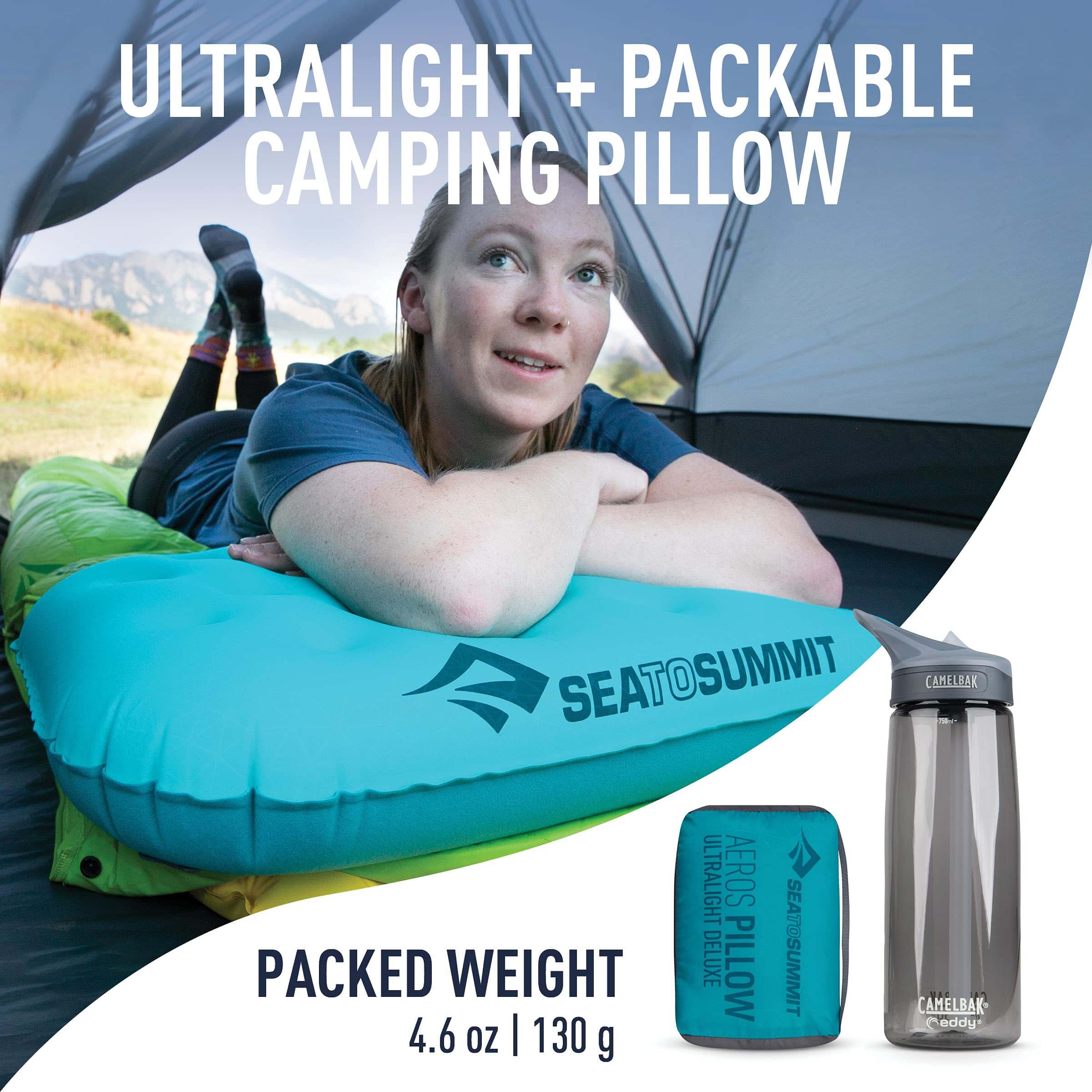 Sea to Summit Aeros Ultralight Deluxe Reisekissen - Outdoor Shop FluxPerfect