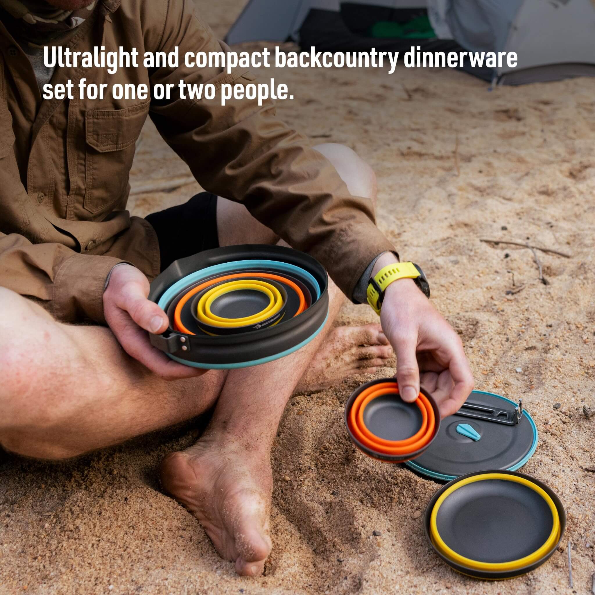 Sea to Summit Frontier UL Collapsible Dinnerware Set 1P 3-teilig - Outdoor Shop FluxPerfect