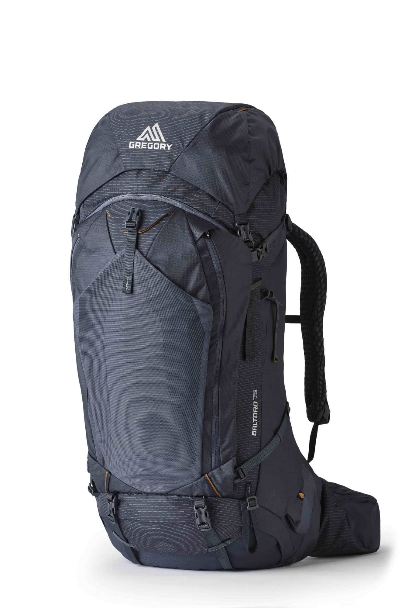 Der Gregory Baltoro Trekkingrucksack in der Farbe Alaskan Blue & Variante 75L