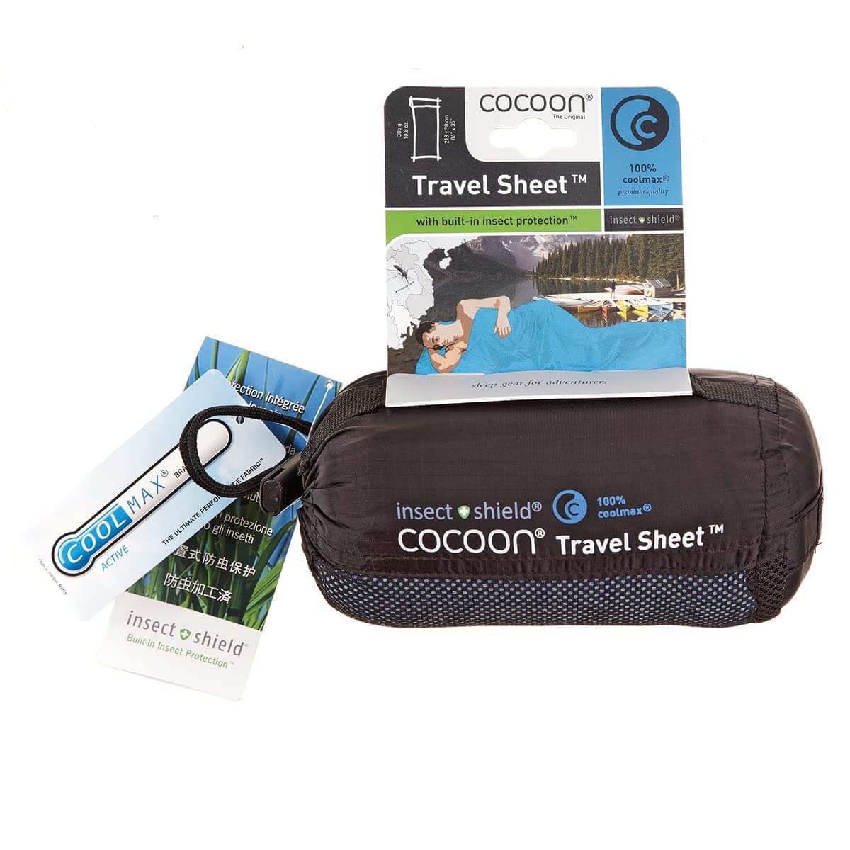 Cocoon TravelSheet Coolmax Insect Shield - Outdoor Shop FluxPerfect