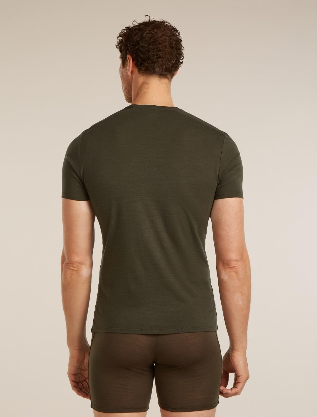 Merino T-Shirt Herren – Icebreaker – 150 Anatomica Crew Neck – Dk Loden – Icebreaker – Ansicht 2