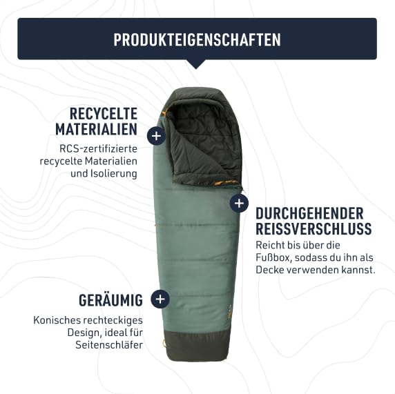 Kunstfaserschlafsack – Sea to Summit – Boab Regular Wide – Sea to Summit – Bild 5