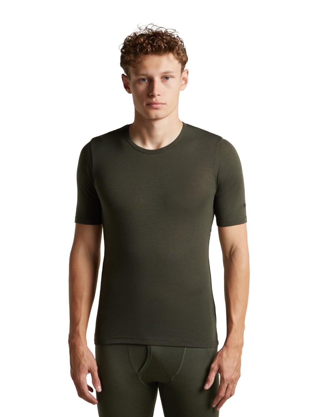 Merino T-Shirt Herren – Icebreaker – 175 Everyday SS Crewe – Dk Loden – Icebreaker