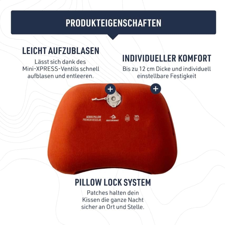 Reisekissen – Sea to Summit – Aeros Memory Foam – Sea to Summit – Bild 6
