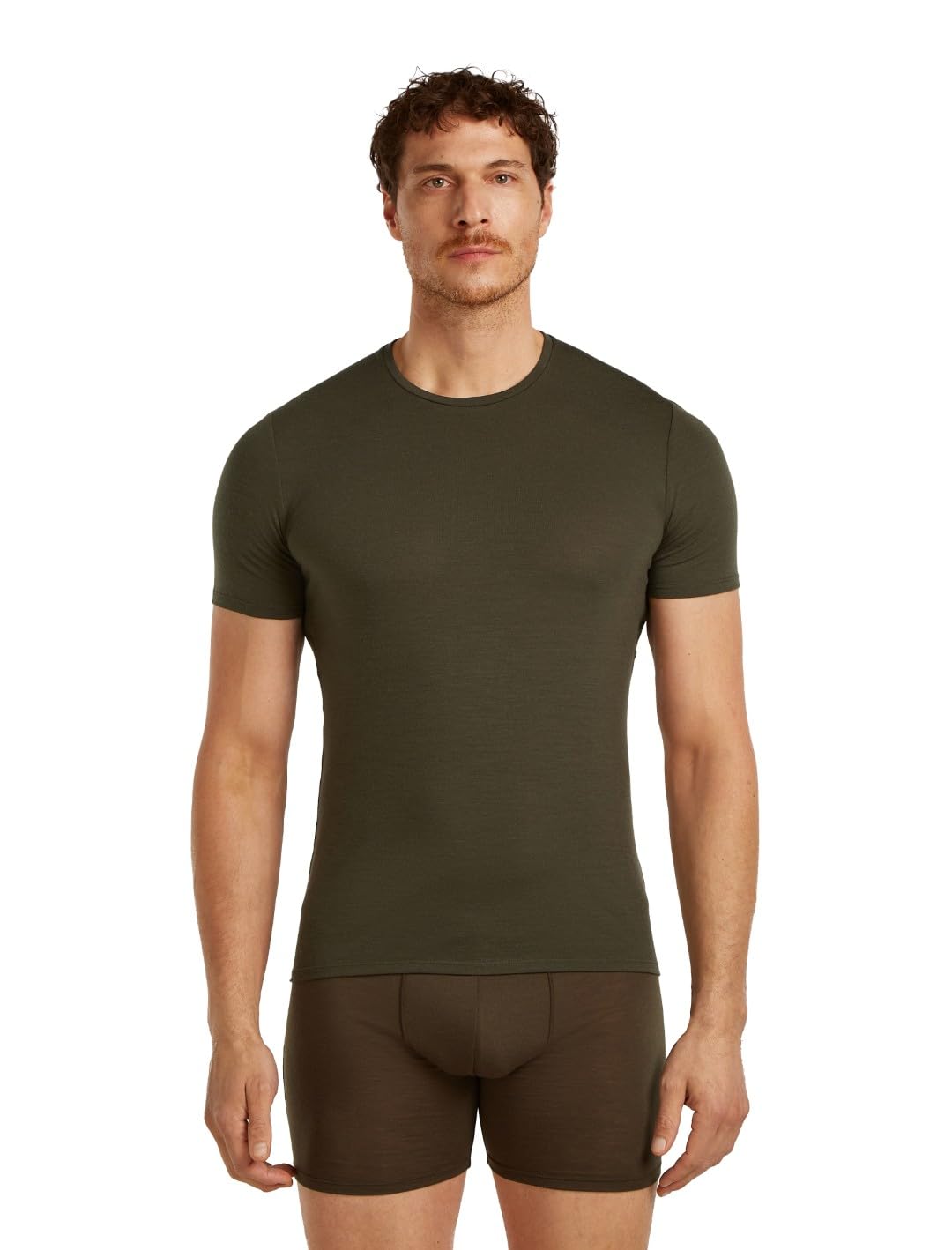 Merino T-Shirt Herren – Icebreaker – 150 Anatomica Crew Neck – Dk Loden – Icebreaker