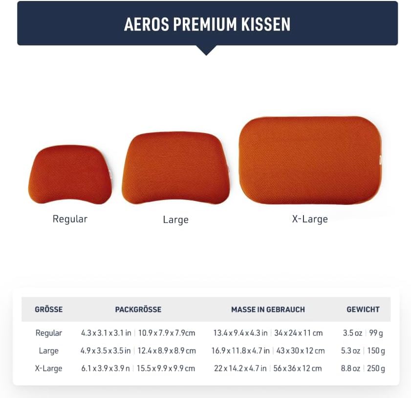 Reisekissen – Sea to Summit – Aeros Memory Foam – Sea to Summit – Bild 4