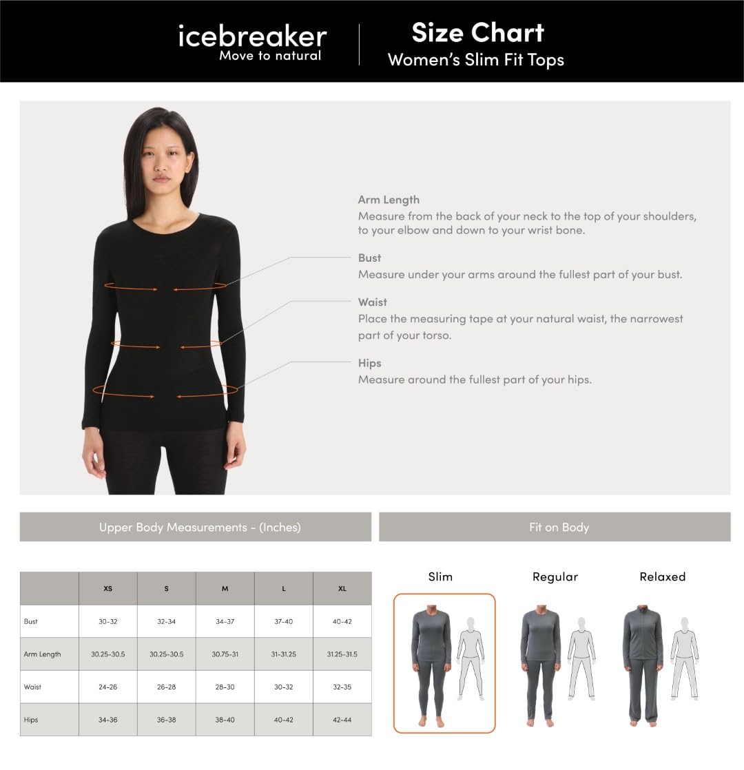 Funktionsunterwäsche – Icebreaker – Siren LS Sweetheart
