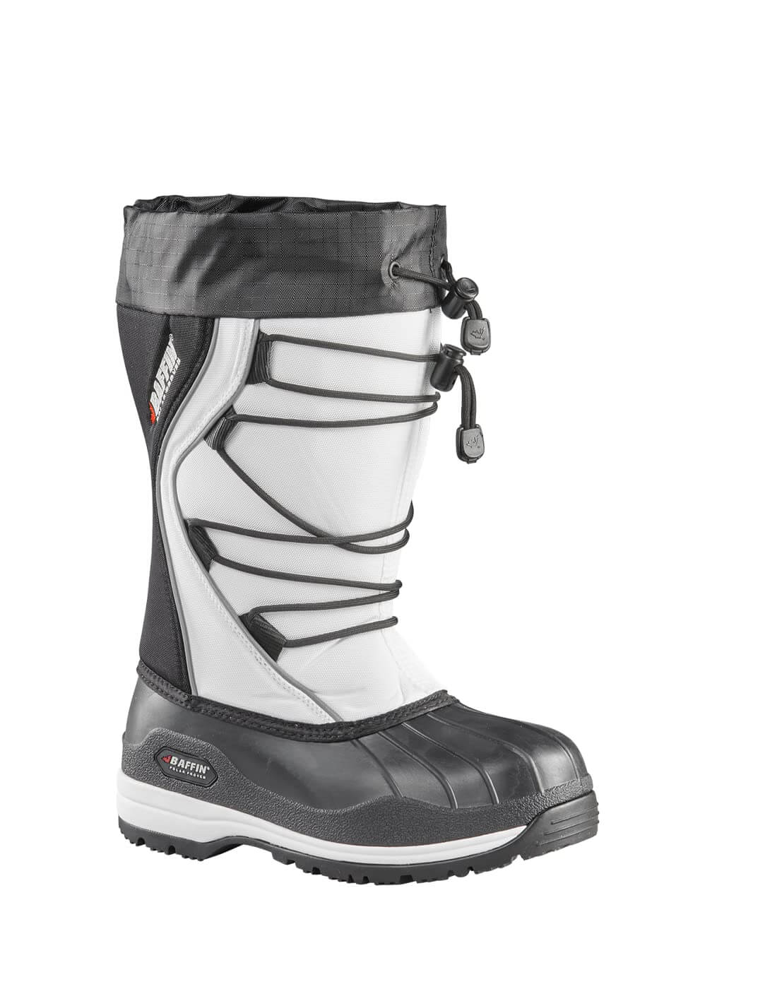 Baffin Icefield Halbschaft Winterstiefel Damen – Weiß Schwarz – 36.5 EU – Baffin