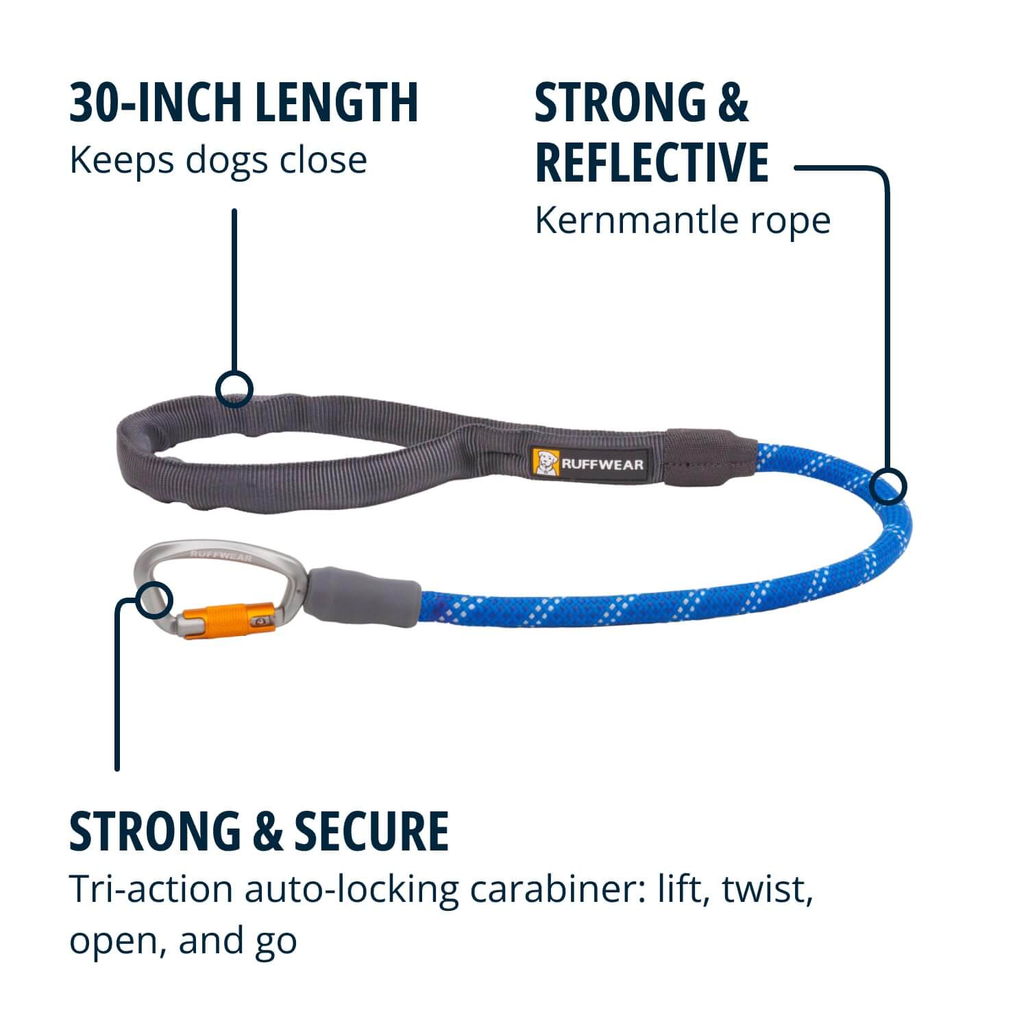 Hundeleine – Ruffwear – Knot-a-Long