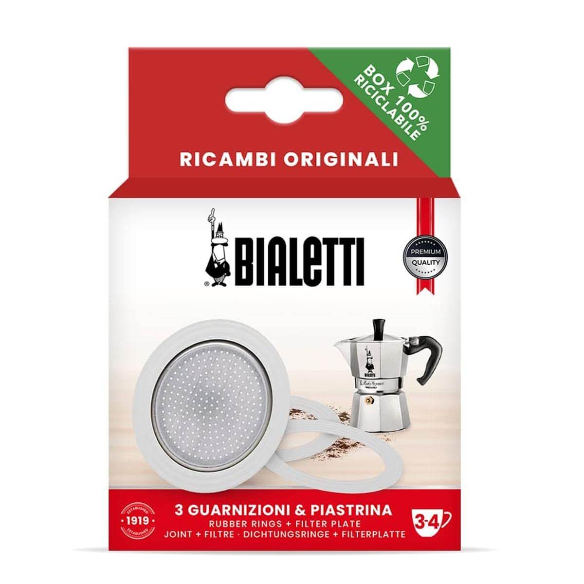 Bialetti Ricambi Dichtungsset für Espressokocher