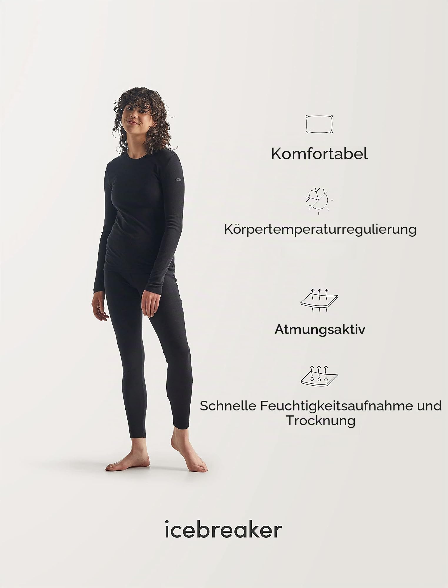 Langarmshirt – Icebreaker – W 175 Everyday LS Half Zip – Icebreaker – Bild 6