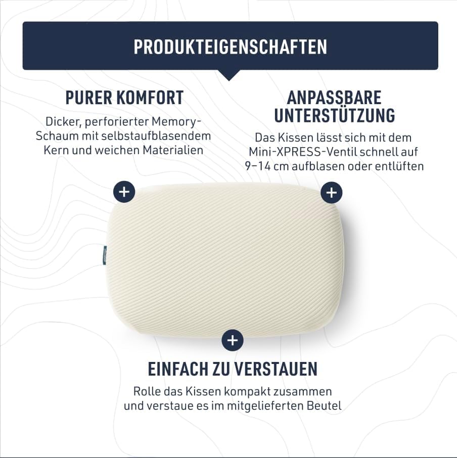 Reisekissen – Sea to Summit – Memory Lux Pillow – Sea to Summit – Bild 6