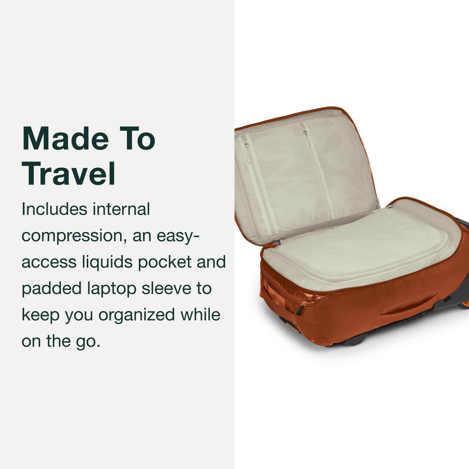 Reisetrolley – Osprey – Rolling Transporter Carry-On – Schwarz