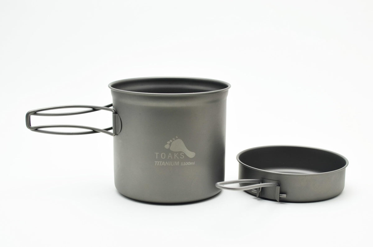 Kochgeschirr – TOAKS – Titanium Pot with Pan 1100 ml