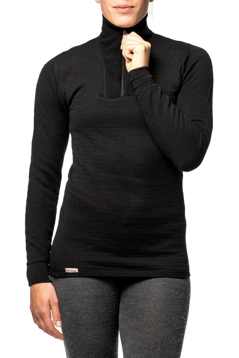 Funktionsunterwäsche – Woolpower – 200 Turtleneck Long Sleeve Zip Shirt Men