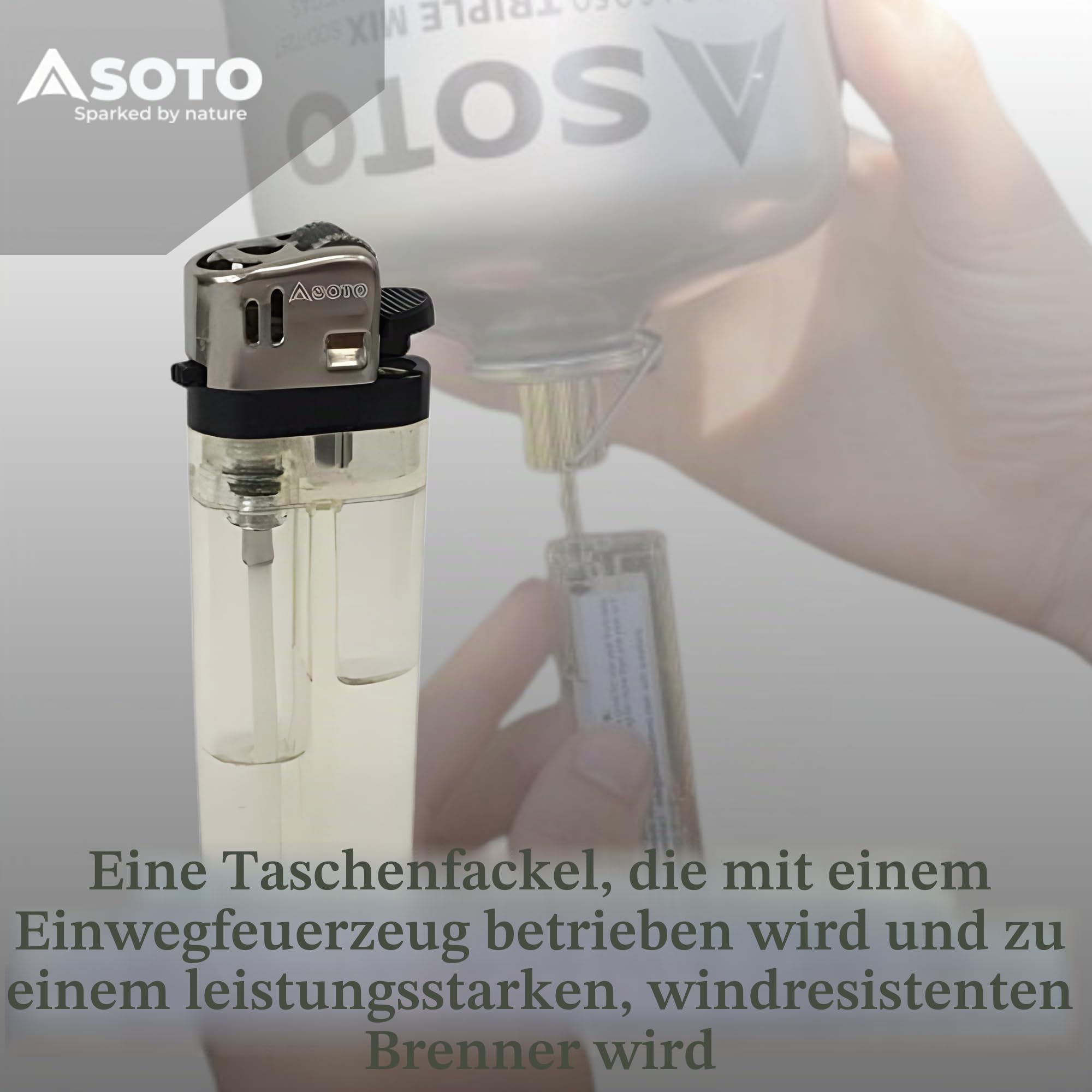 Sturmfeuerzeug-Aufsatz – SOTO – Pocket Torch – SOTO – Bild 4