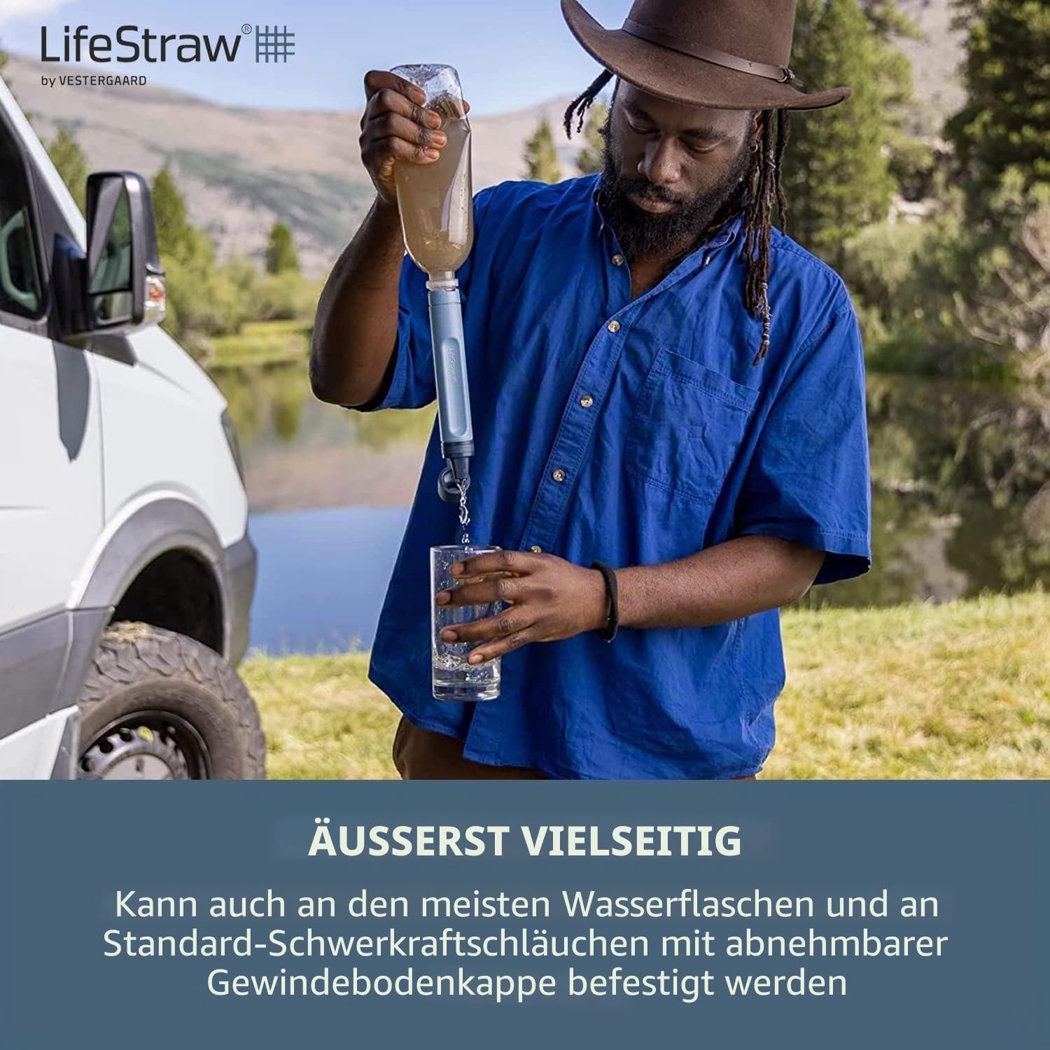 Wasserfilter-Strohhalm – LifeStraw – Peak Series