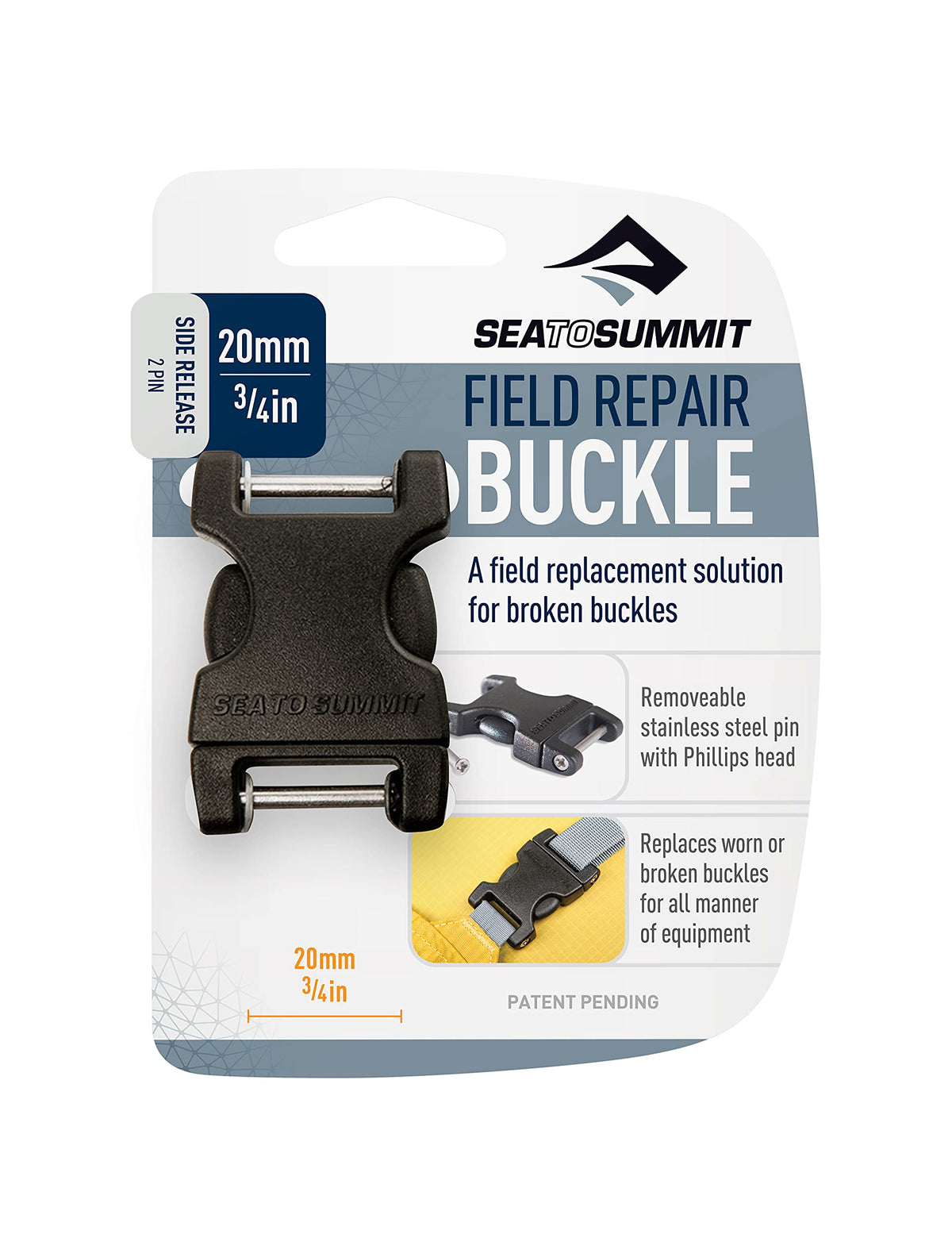 Schnallenverschluss – Sea to Summit – Field Repair Buckle Side Release 20 mm – Sea to Summit – Bild 3
