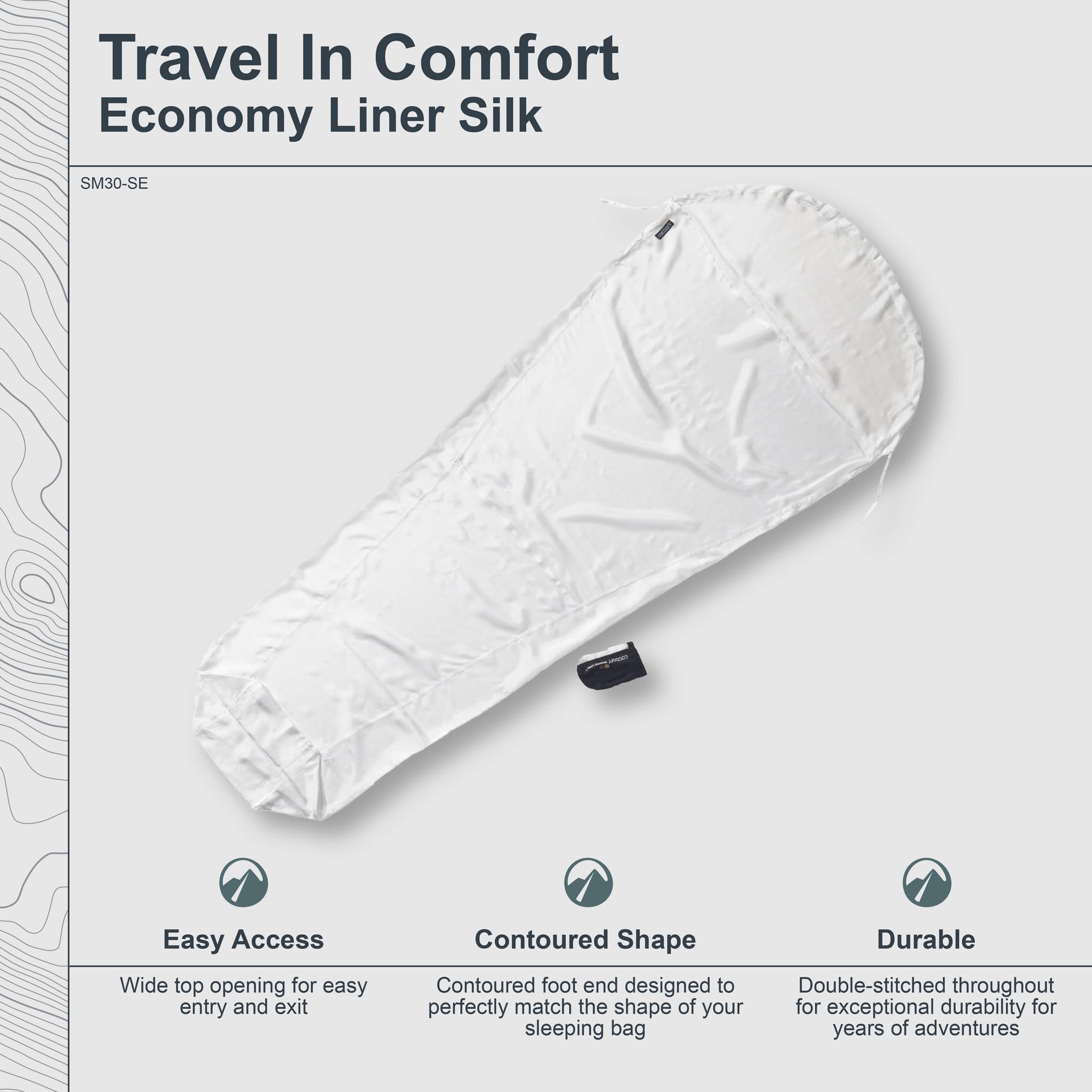 Cocoon Mummy Liner Seide Eco
