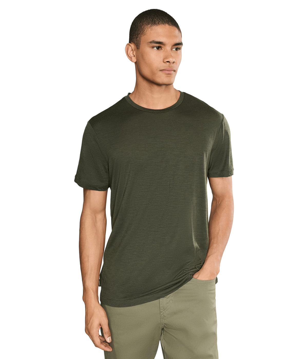 Merino Funktionsshirt – Icebreaker – Men Merino 150 Tech Lite III SS Tee – Dk Loden – Icebreaker