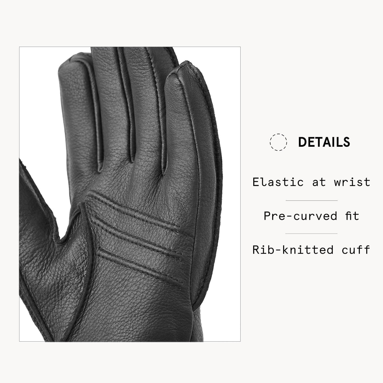 Hestra Deerskin Primaloft Rib