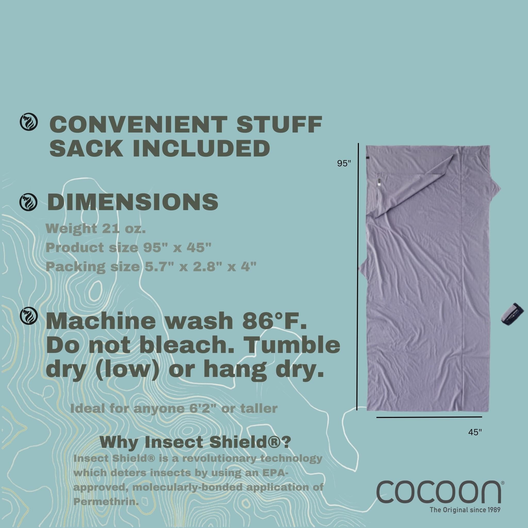 Cocoon TravelSheet XL Ägyptische Baumwolle
