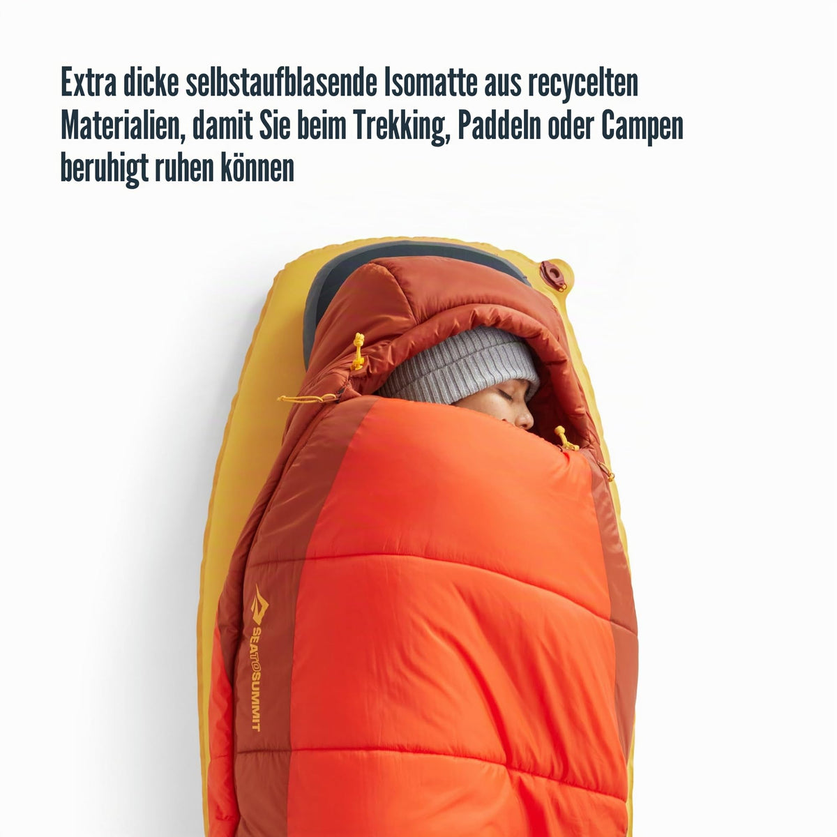 Selbstaufblasende Isomatte – Sea to Summit – Pursuit Plus Large Rectangular Wide