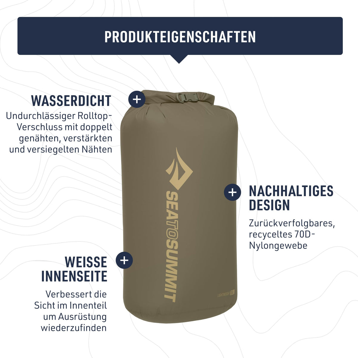 Dry Bag – Sea to Summit – Lightweight Dry Bag L – Sea to Summit – Bild 4