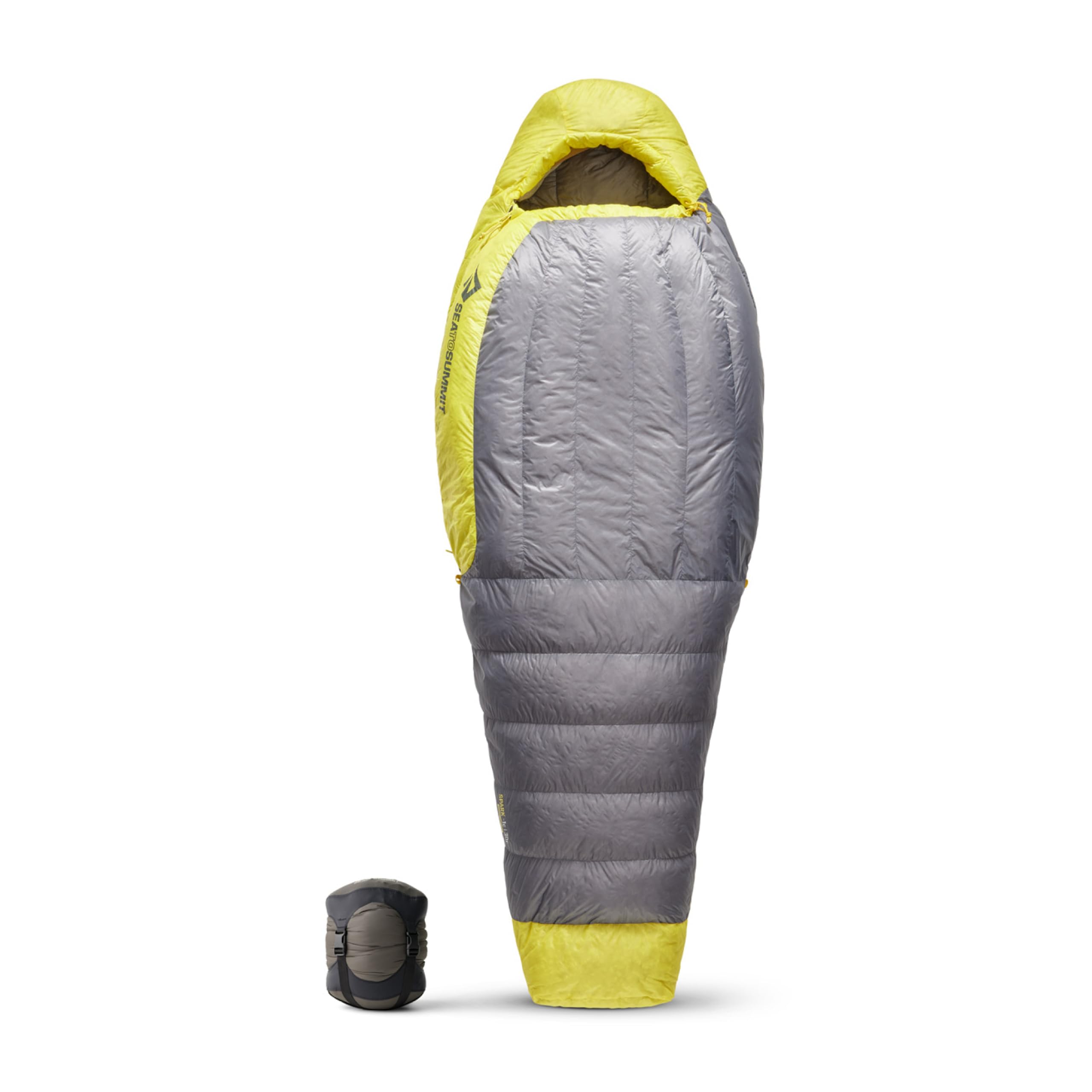 Daunenschlafsack – Sea to Summit – Spark – Grey & Yellow – Einheitsgröße – Sea to Summit