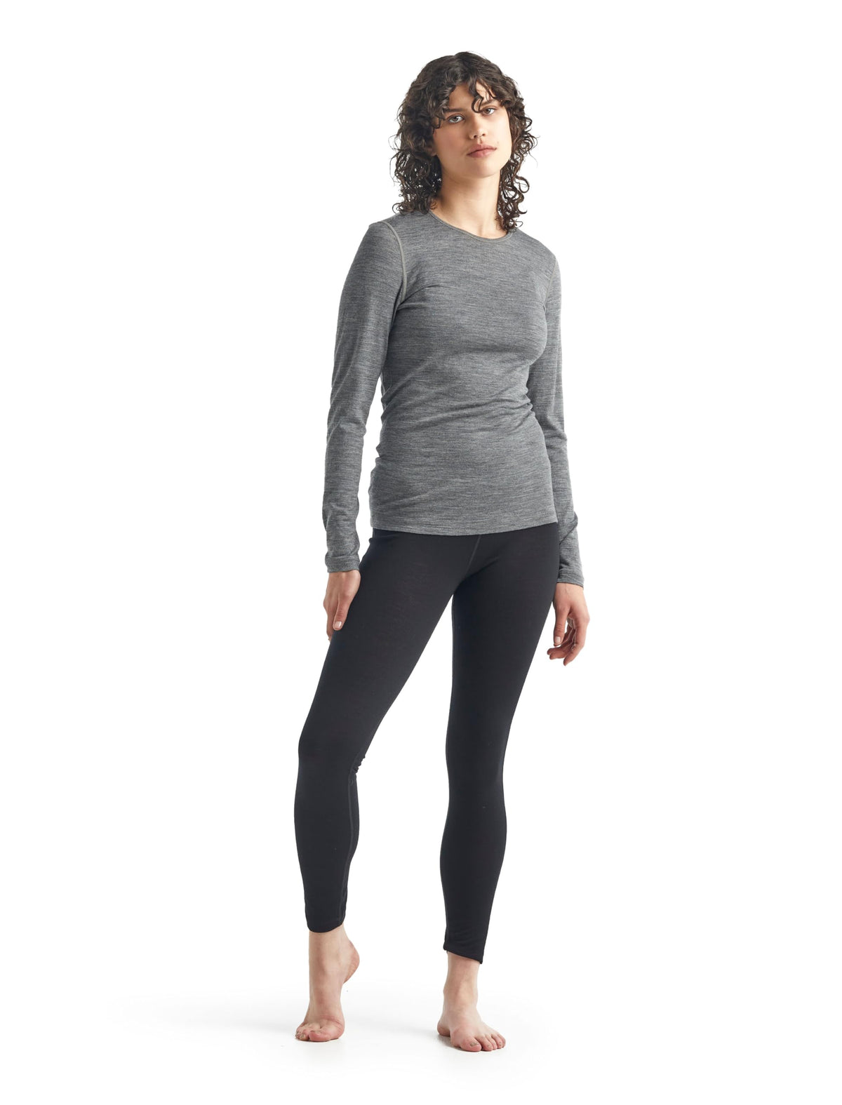 Merino Langarmshirt Damen – Icebreaker – 200 Oasis LS Crewe – Icebreaker – Bild 3