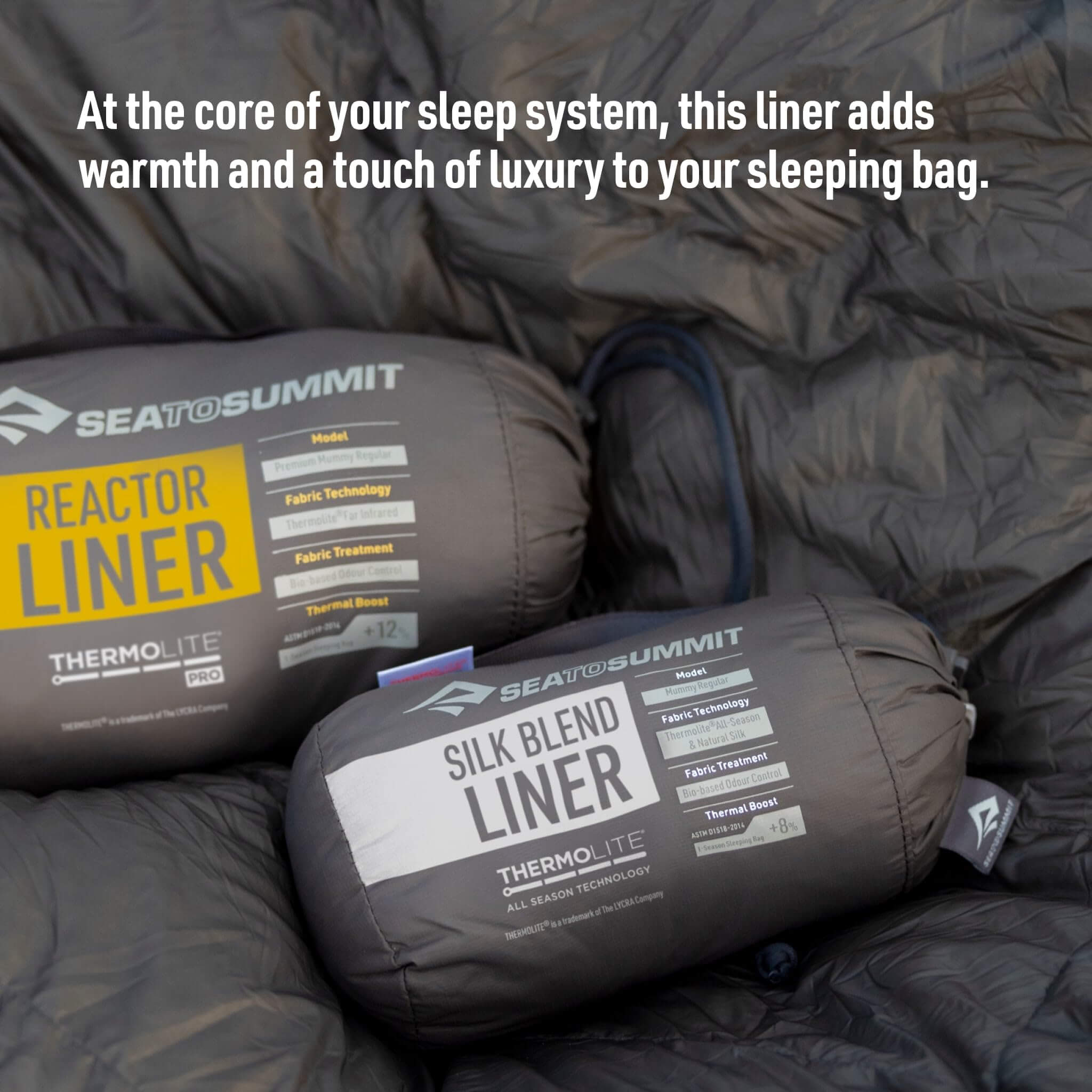 Sea to Summit Silk Blend Sleeping Bag Liner - Mummy