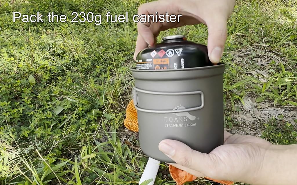 Kochgeschirr – TOAKS – Titanium Pot with Pan 1100 ml
