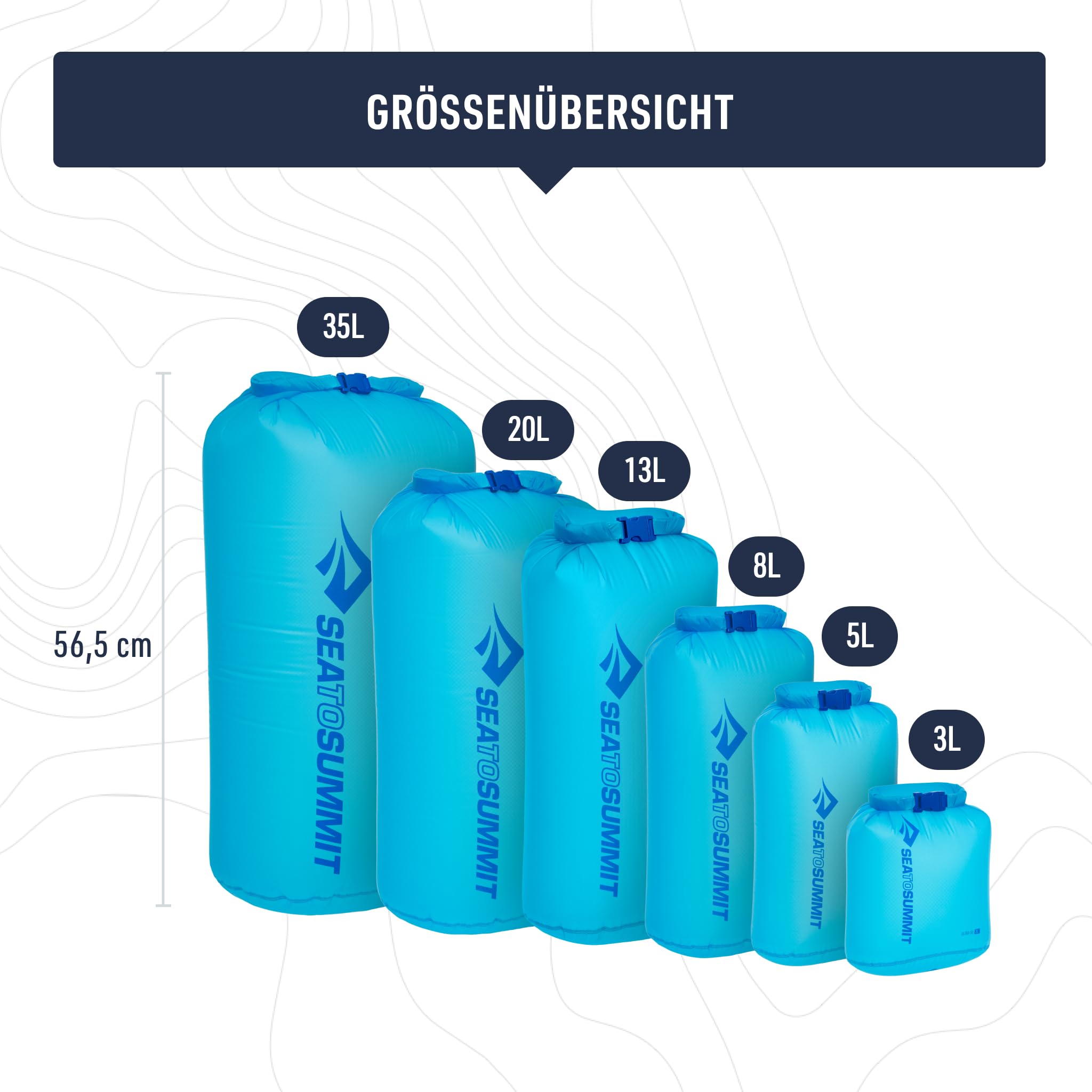 Dry Bag – Sea to Summit – Ultra-SIL XS 3L – Sea to Summit – Bild 6
