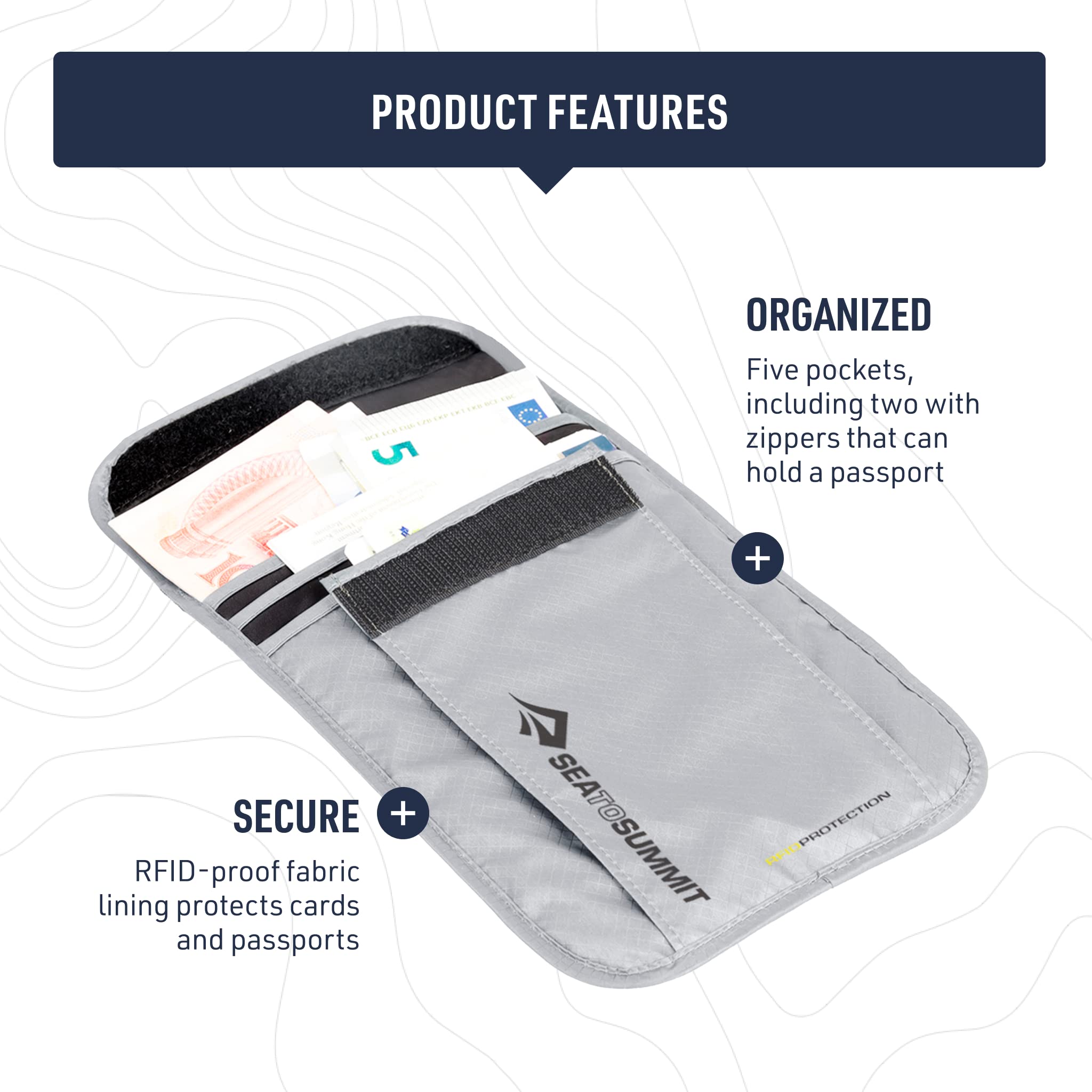 Reisedokumenttasche – Sea to Summit – RFID Neck Document Holder