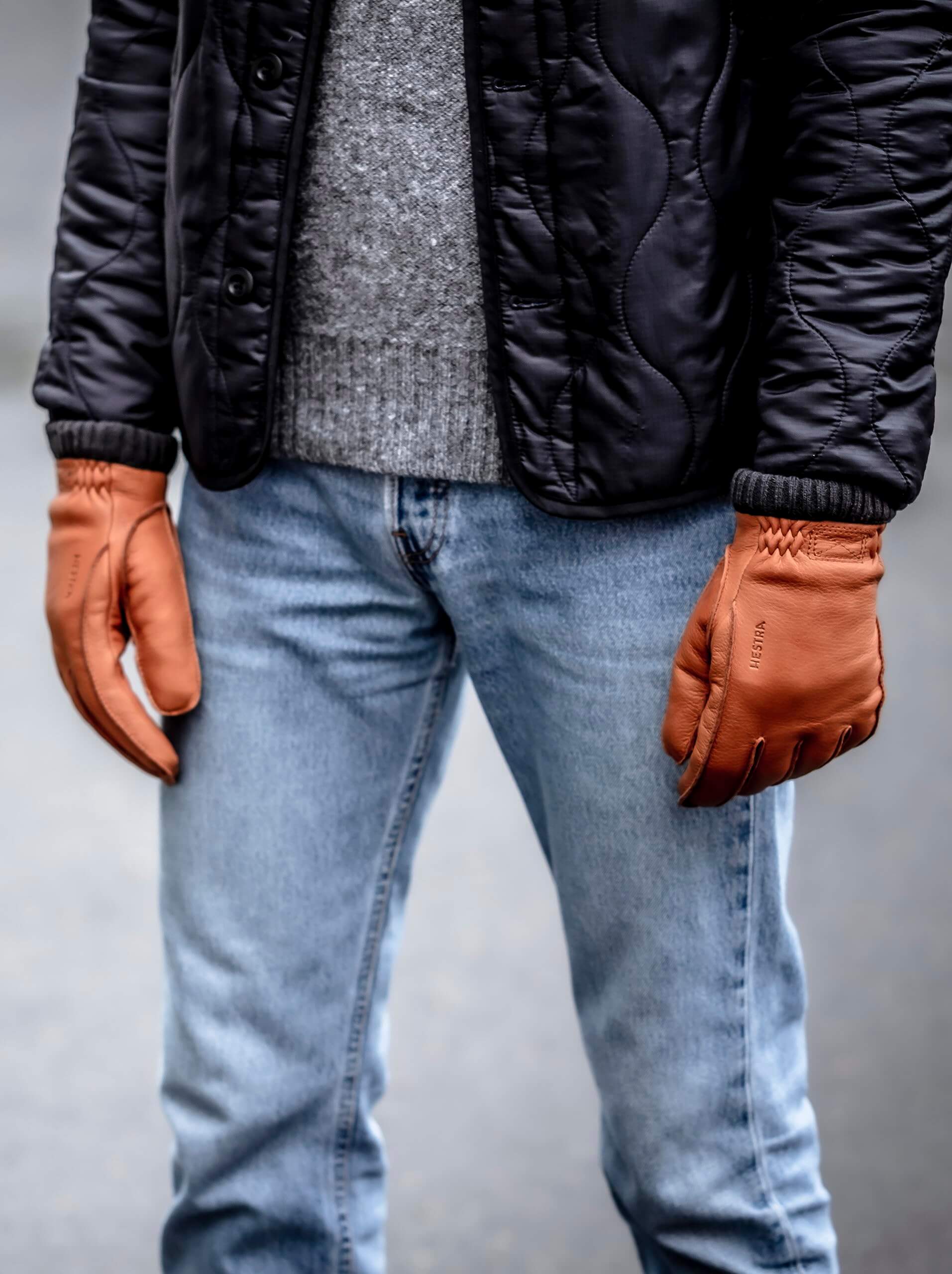 Hestra Deerskin Primaloft Rib