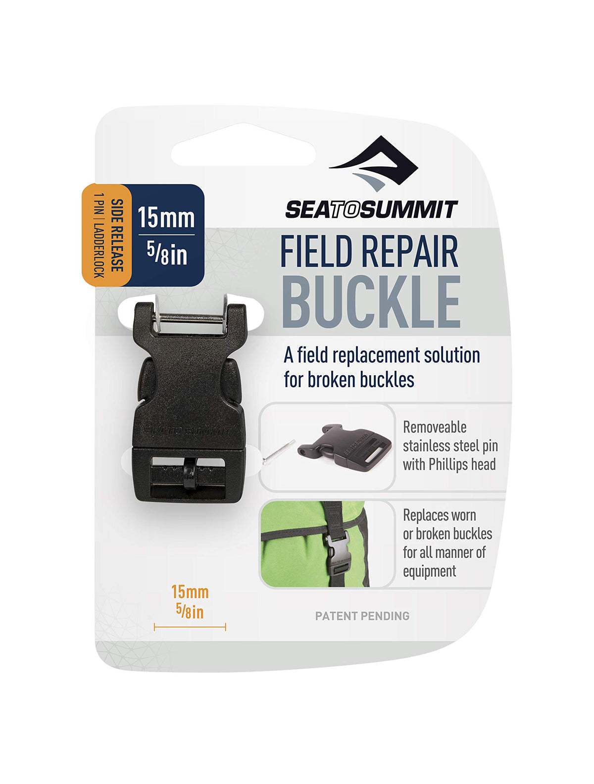 Schnallenverschluss – Sea to Summit – Field Repair Buckle Side Release 1 Pin 1/2" – Sea to Summit – Bild 3