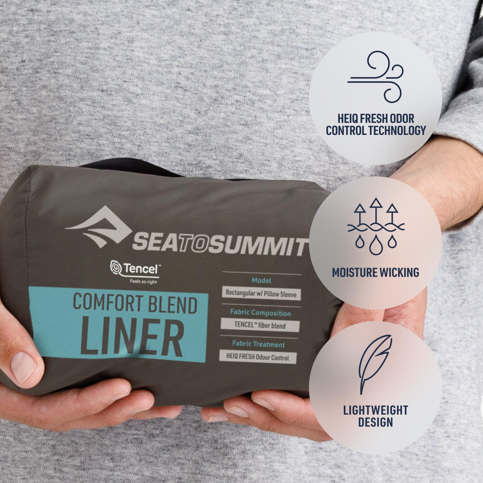 Hüttenschlafsack – Sea to Summit – Comfort Blend Liner Rectangular
