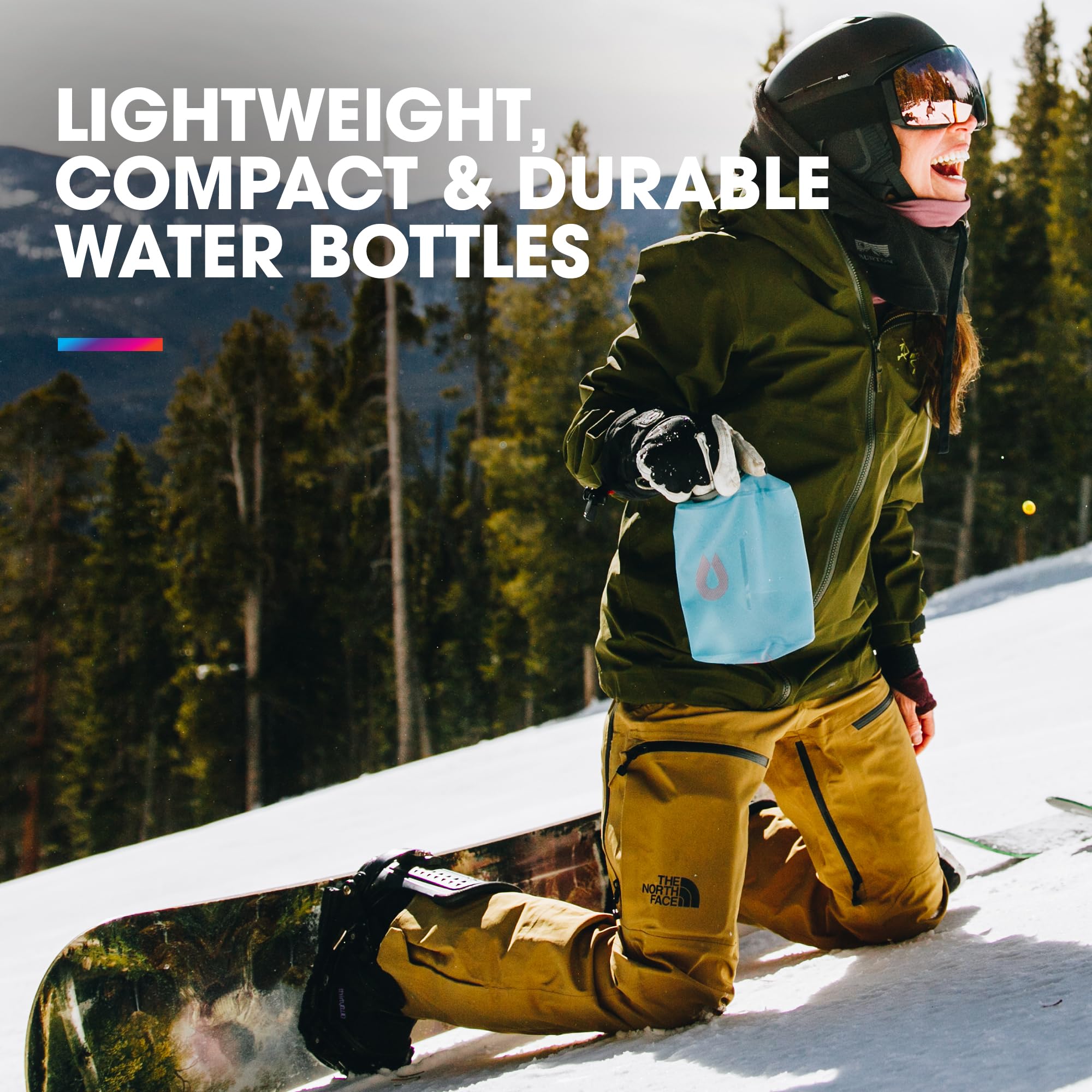 Hydrapak Stow - Zusammenklappbare Wasserflasche