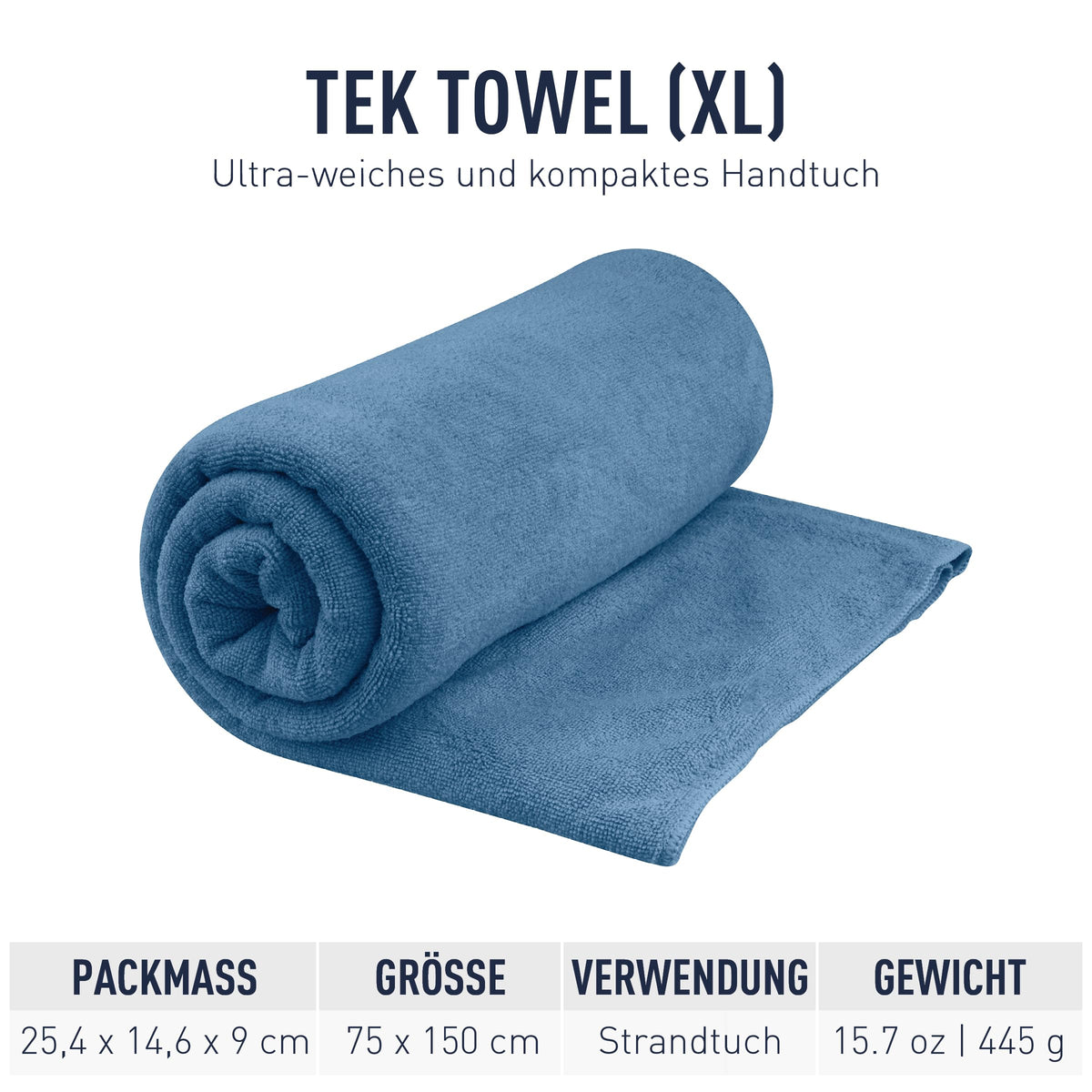 Reisehandtuch – Sea to Summit – Tek Towel – Sea to Summit – Bild 7