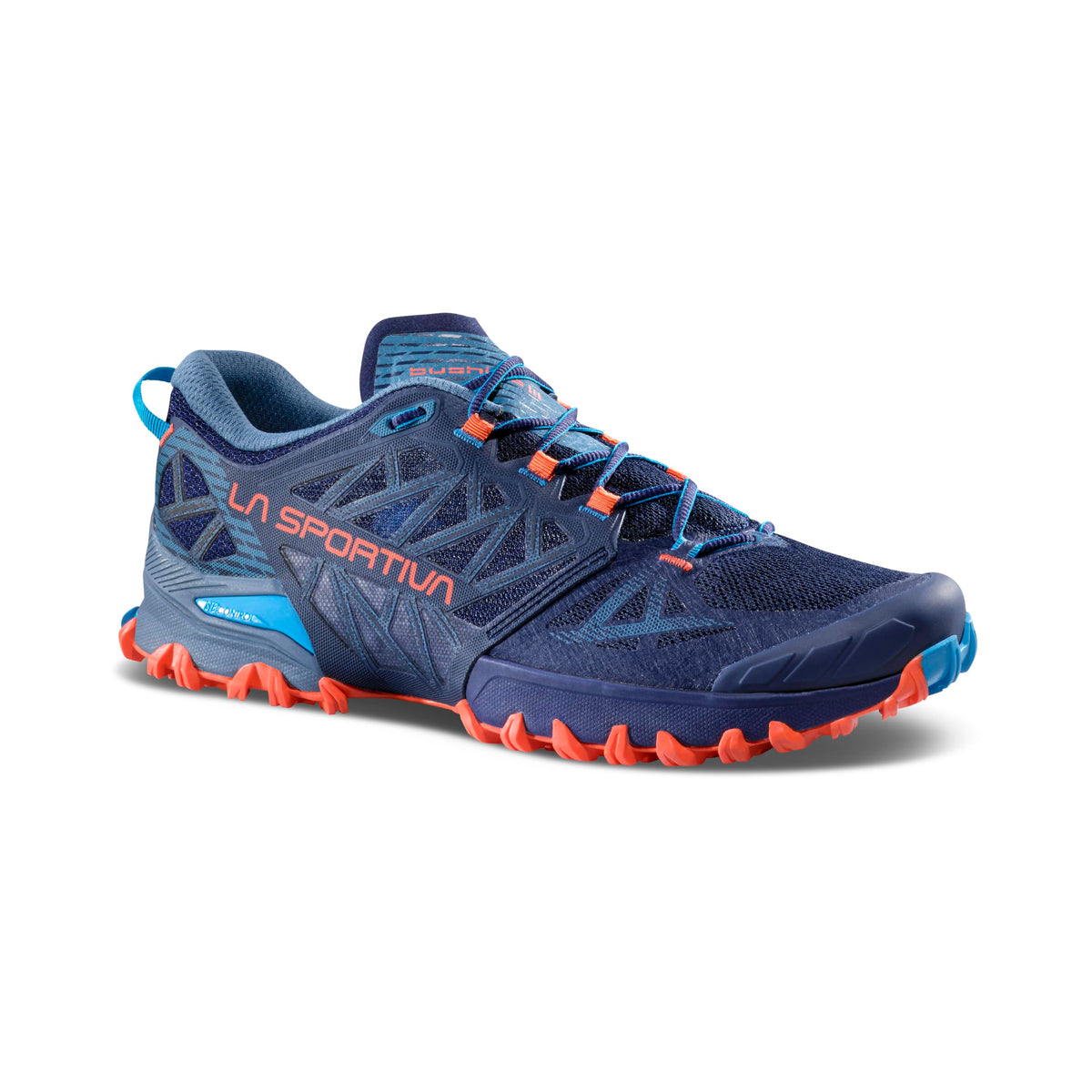 Trailrunningschuhe – La Sportiva – Bushido III – Deep Sea Cherry Tomato – 42 EU – La Sportiva