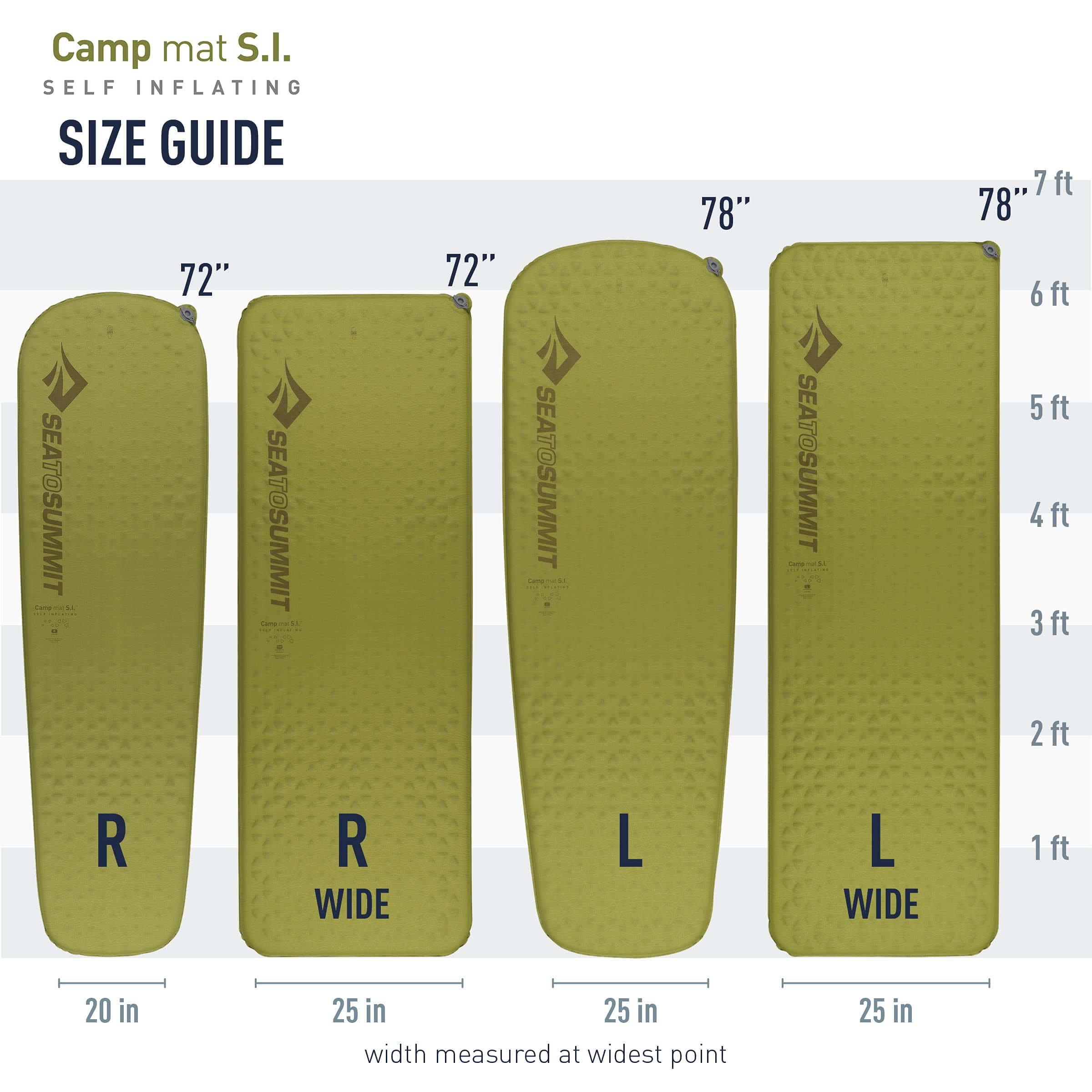 Sea to Summit Camp Mat SI Isomatte - Large Rectangular
