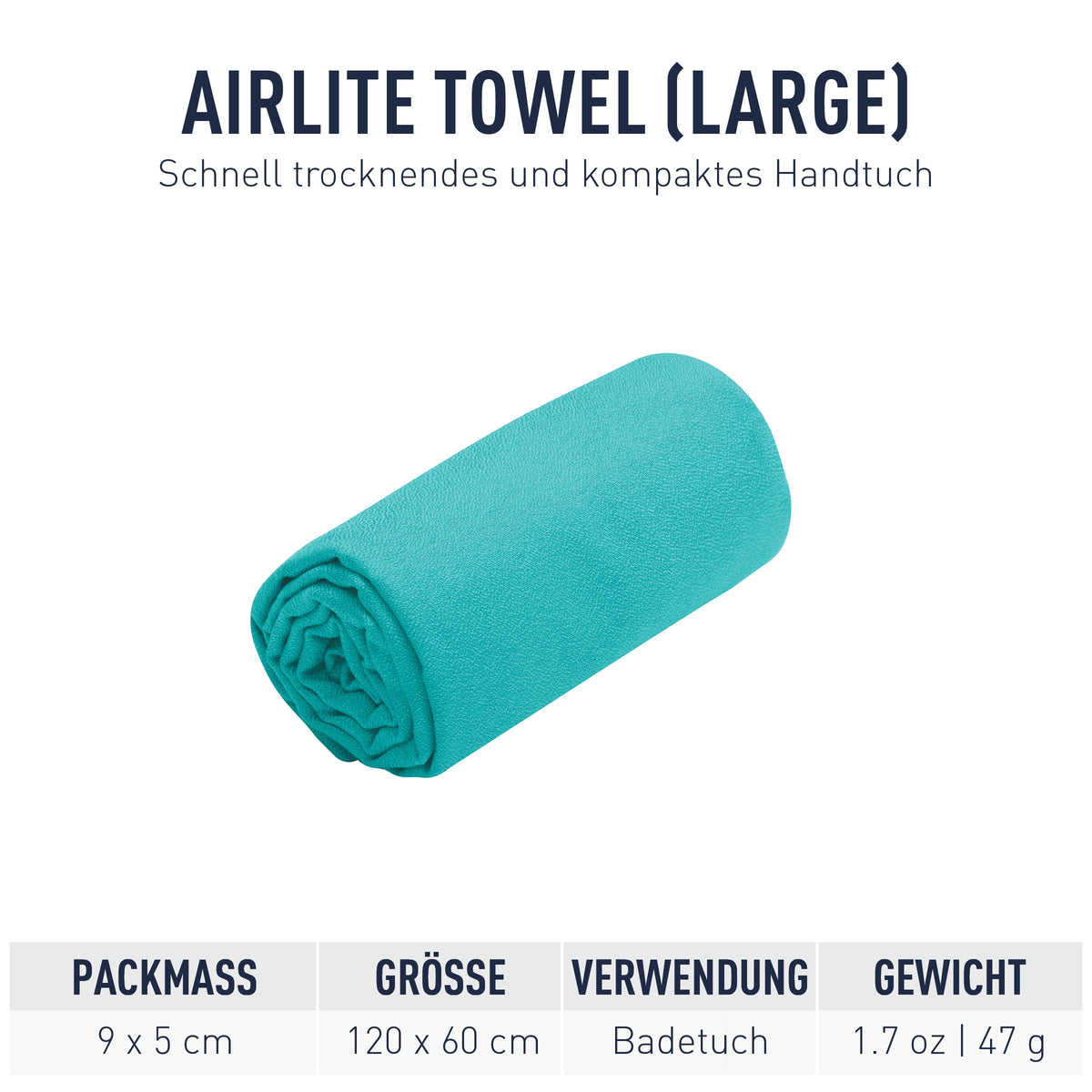 Reisehandtuch – Sea to Summit – Airlite Towel L