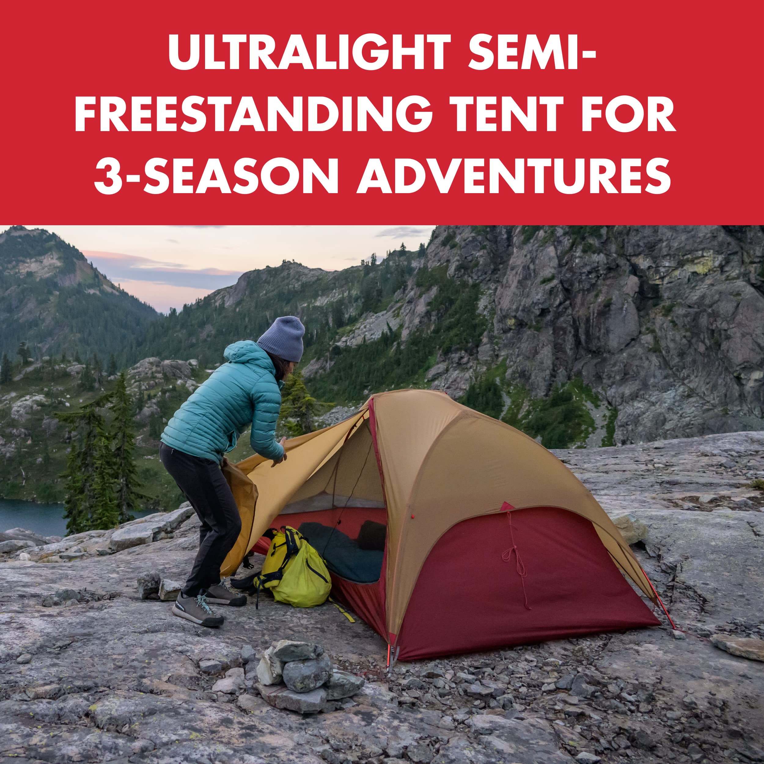 ultra light zelt 1 person MSR FreeLite 1 V3 - ultraleichtes Rucksackzelt für 1 Person