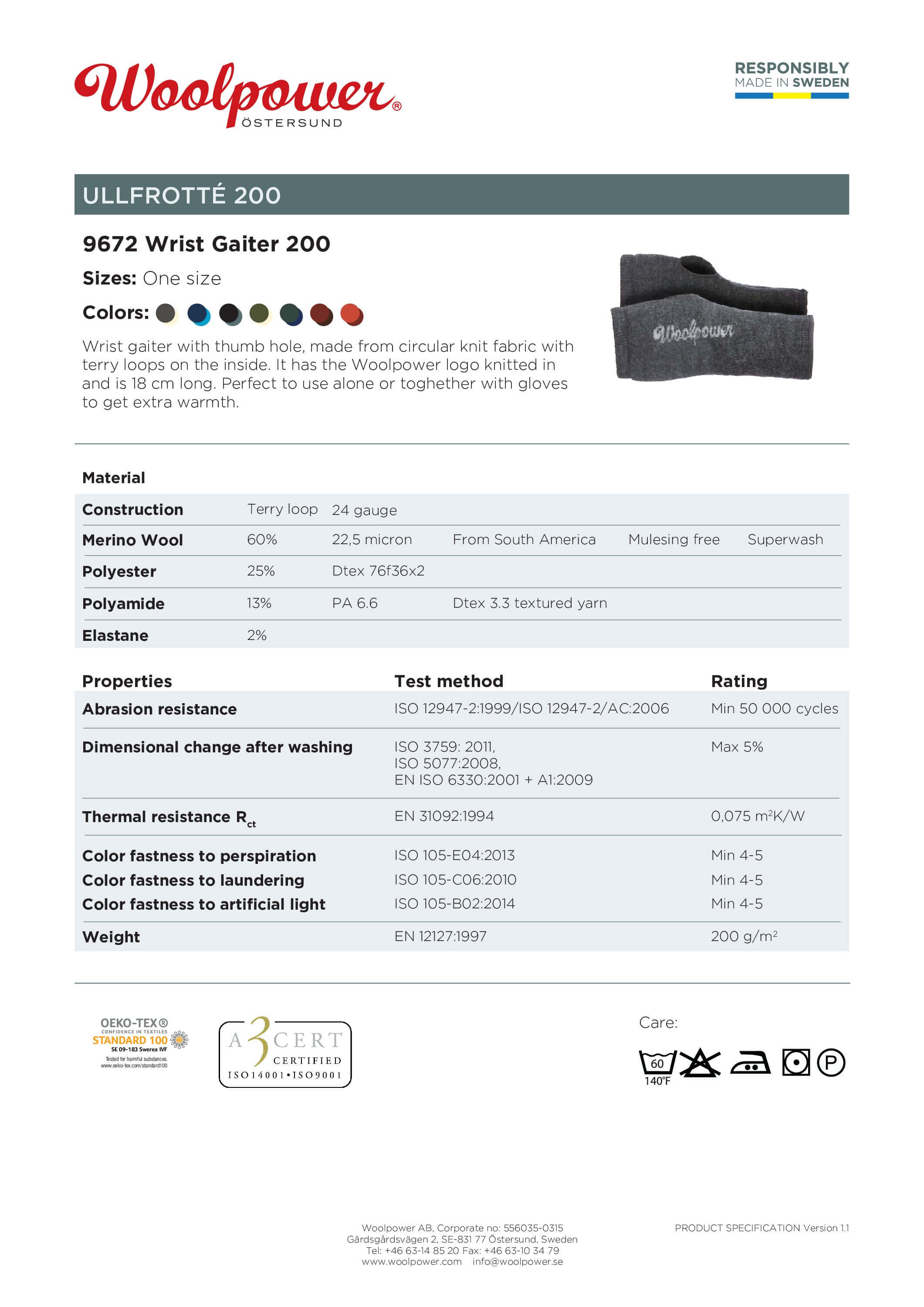 Die Woolpower Wrist Gaiters 200, wärme für deine Handgelenke in jeder Situation, erhältlich im Outdoor Online Shop FluxPerfect