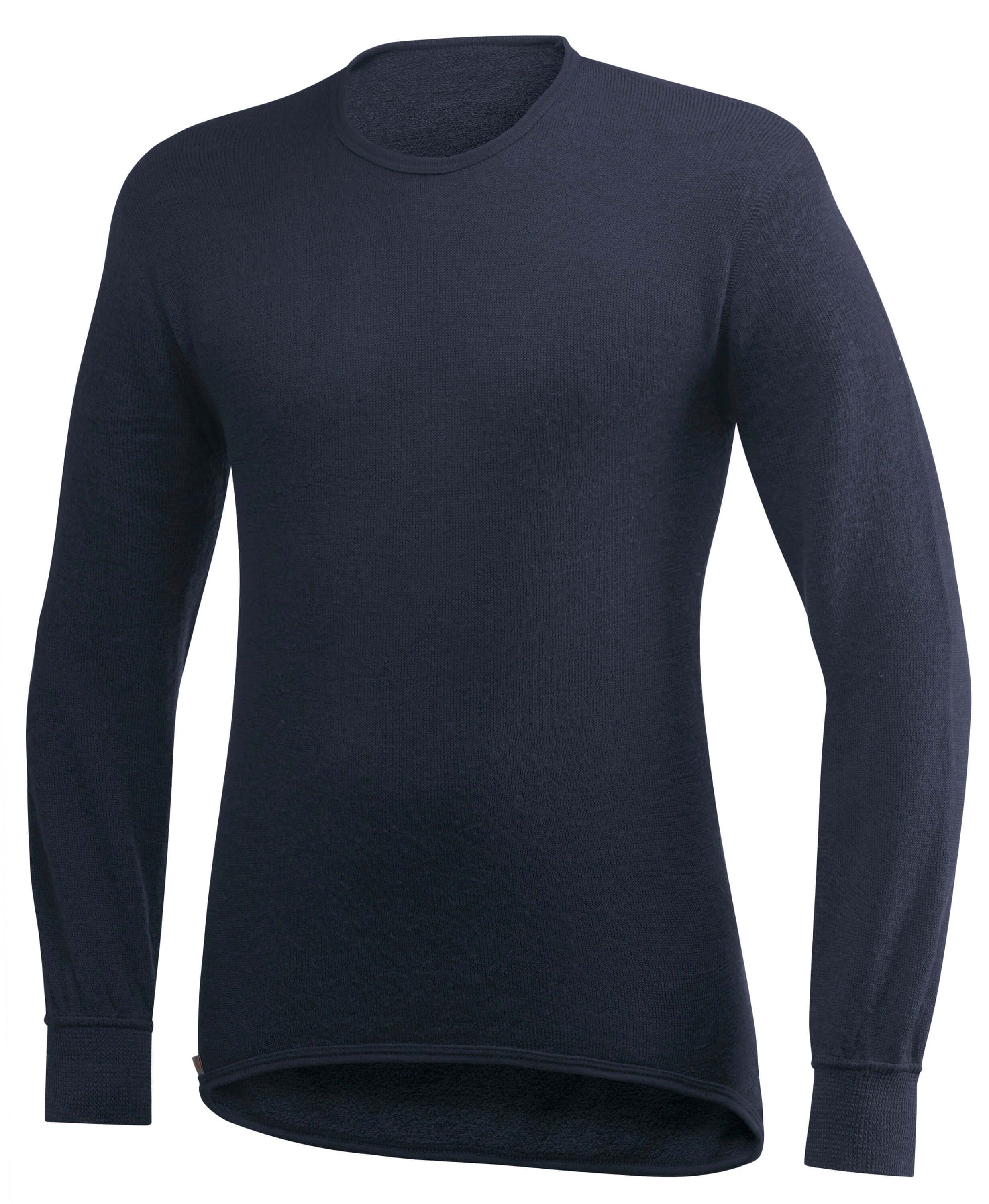 Das Woolpower Crewneck 200, feinste Merino Langarm Baselayer für alle die Außen aktiv Unterwegs sind, erhältlich im Outdoor Online Shop FluxPerfect