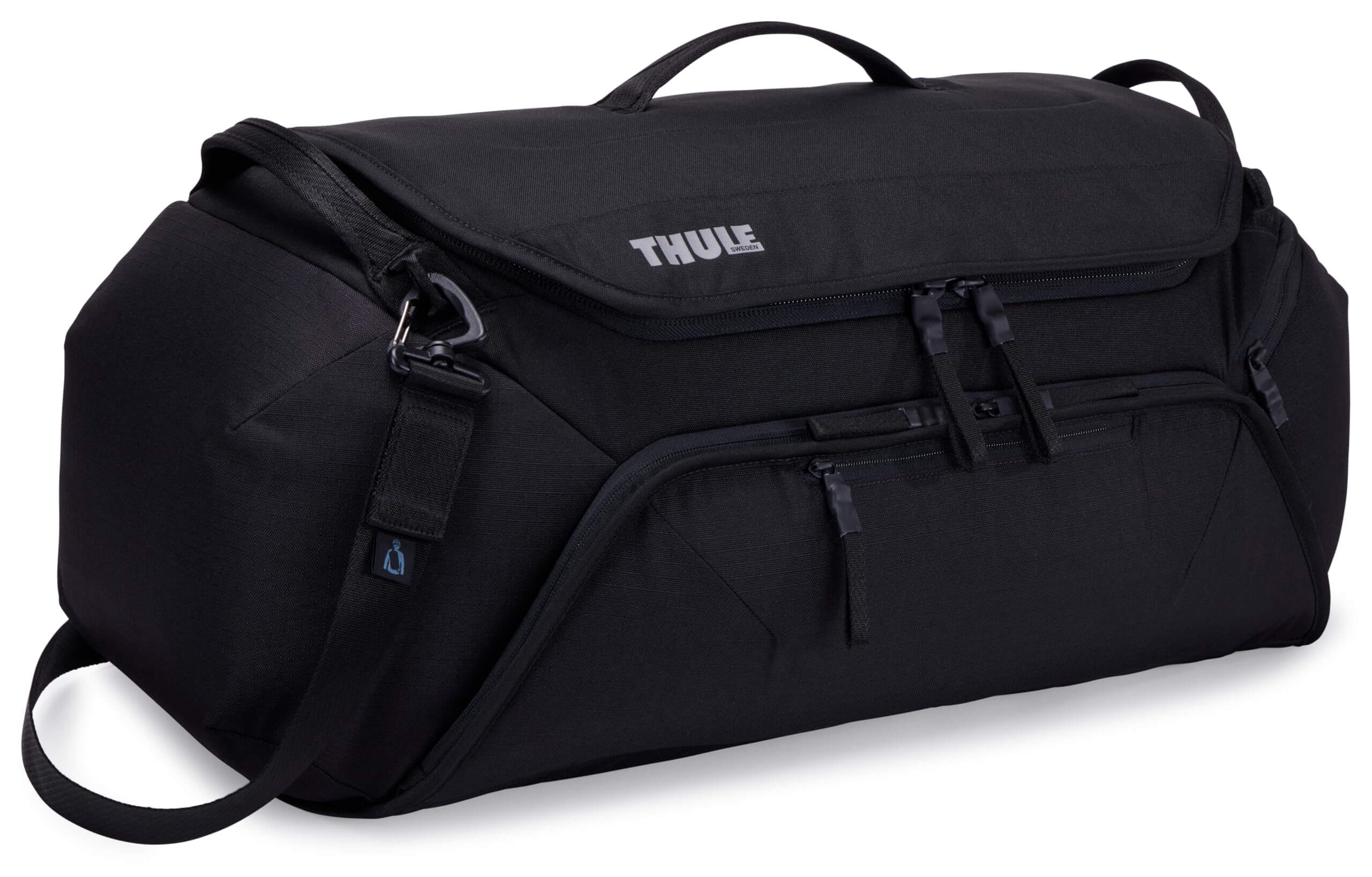 Die Fahrradtasche Thule RoundTrip 55 L in der Farbe Schwarz